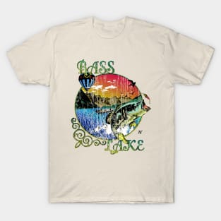 Vintage Bass Lake T-Shirt